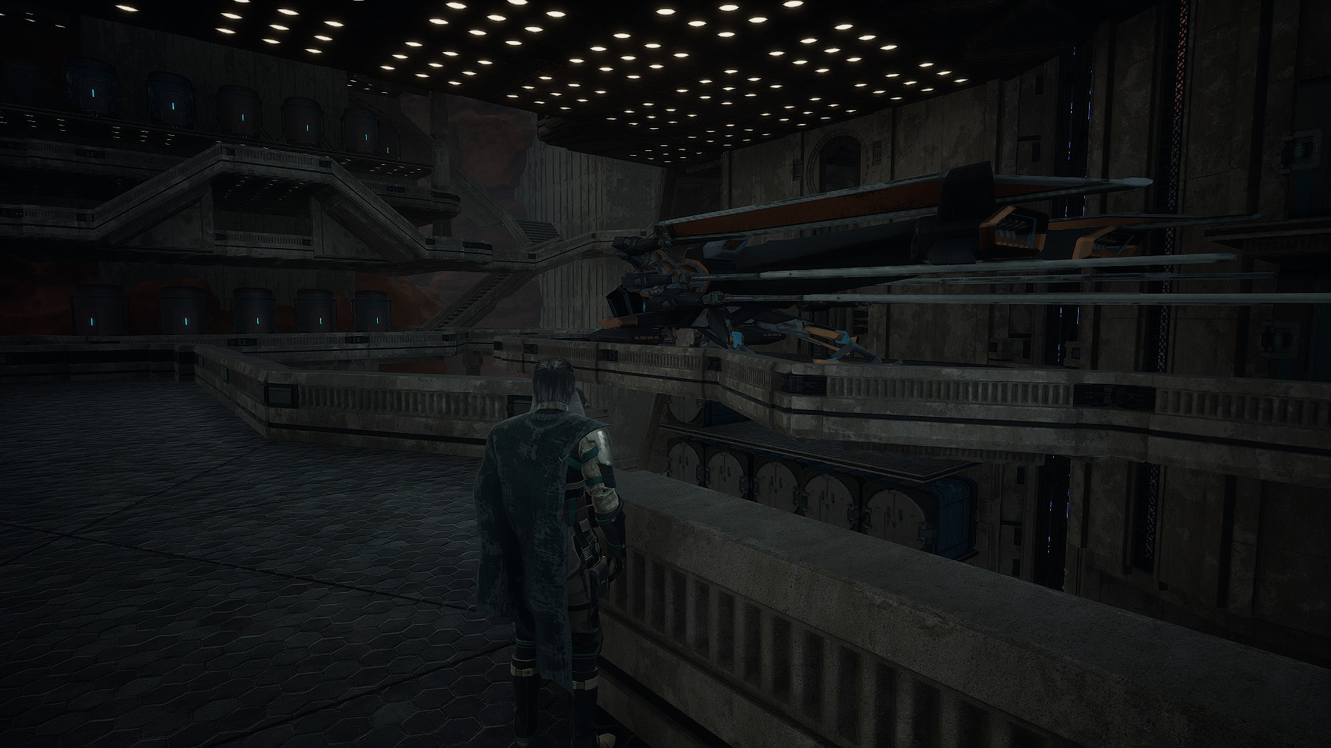 Clifftop Claymore interior deck overlook